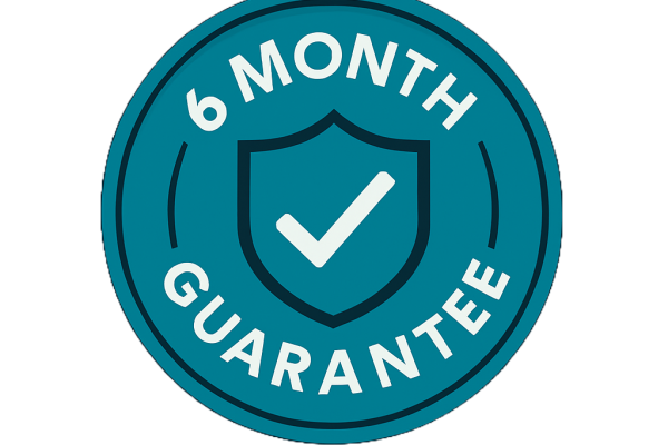 Transparent pricing & 6-month guarantee